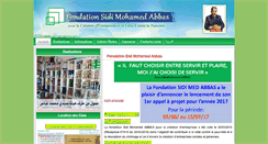 Desktop Screenshot of fondationsidimohamedabbas.com
