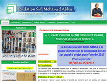 Tablet Screenshot of fondationsidimohamedabbas.com